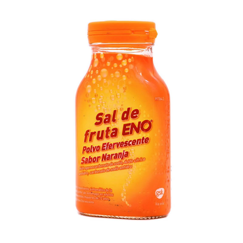 SAL DE FRUTA ENO POLVO EFERVESCENTE 1 FRASCO 150 G (SABOR NARANJA)