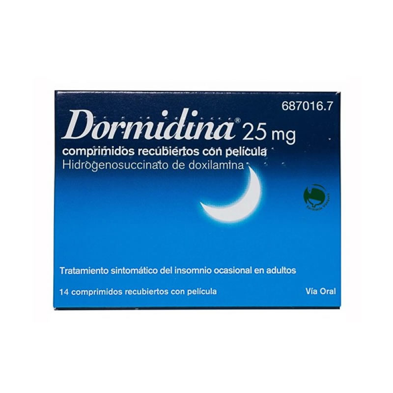 DORMIDINA 25 MG 14 COMPRIMIDOS RECUBIERTOS