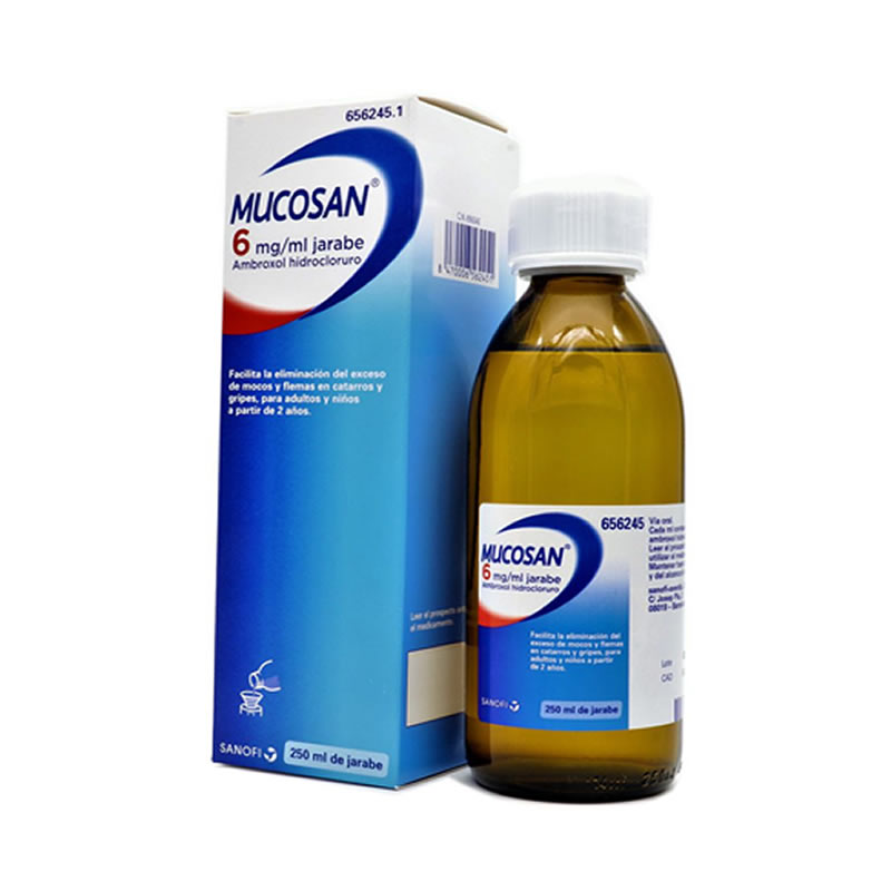 MUCOSAN 6 MG/ML JARABE 1 FRASCO 250 ML