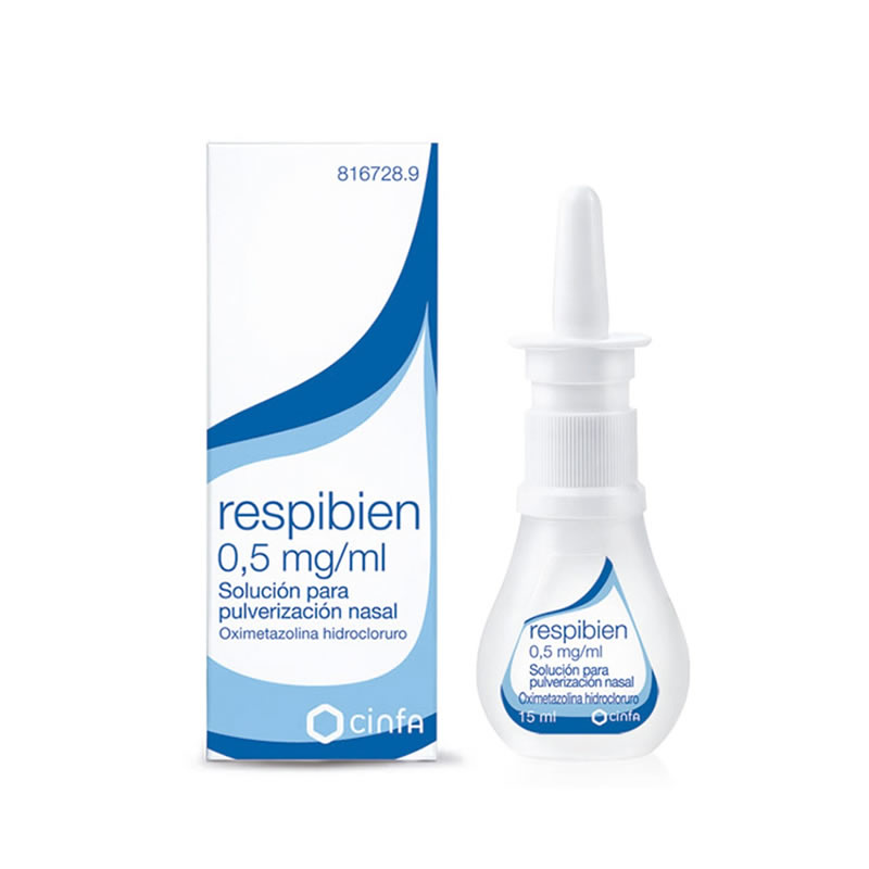 RESPIBIEN 0,5 MG/ML SOLUCIÓN PARA PULVERIZACIÓN NASAL 15 ML